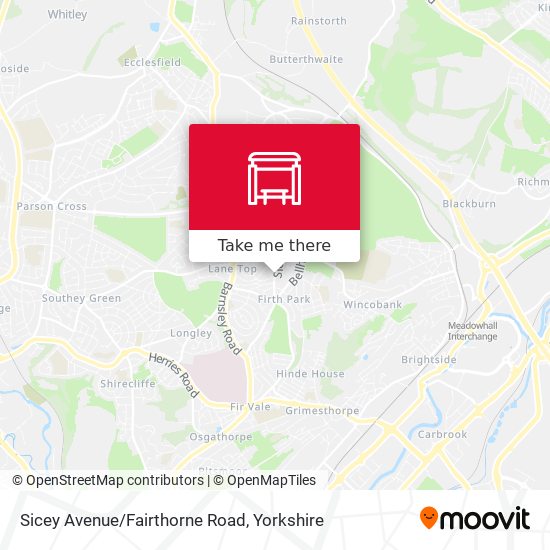 Sicey Avenue/Fairthorne Road map