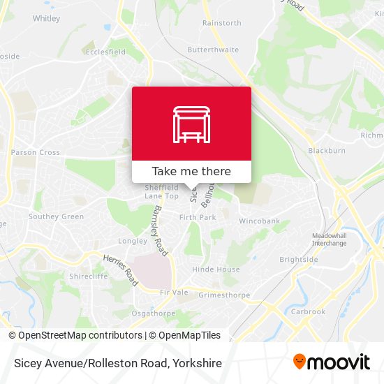 Sicey Avenue/Rolleston Road map