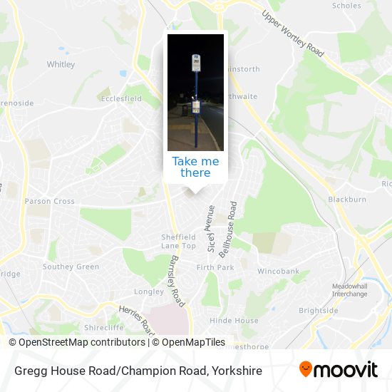 Gregg House Road/Champion Road map