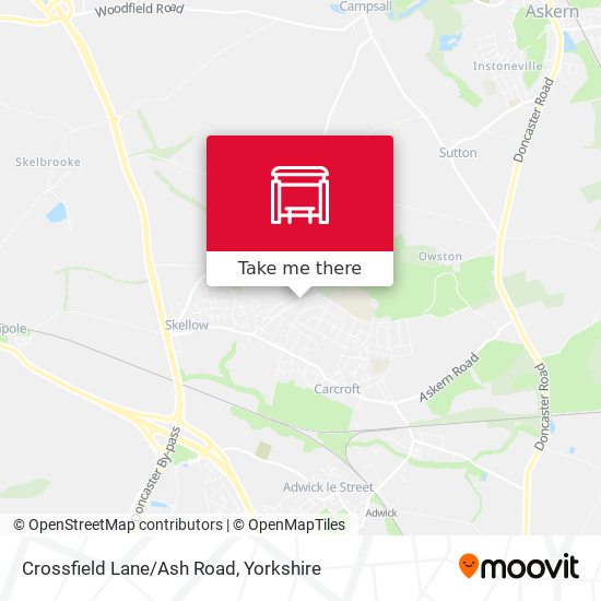Crossfield Lane/Ash Road map