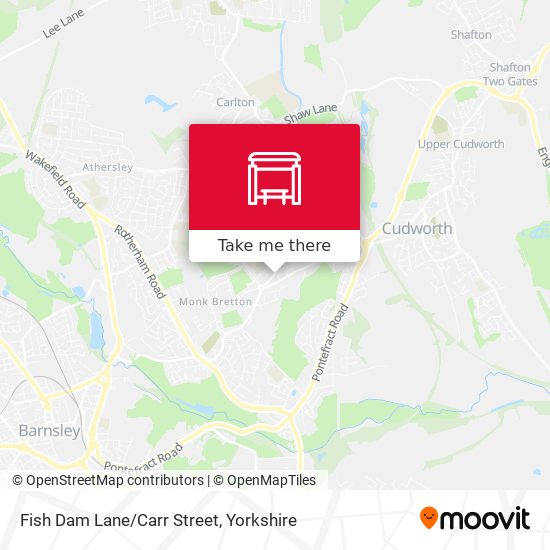 Fish Dam Lane/Carr Street map
