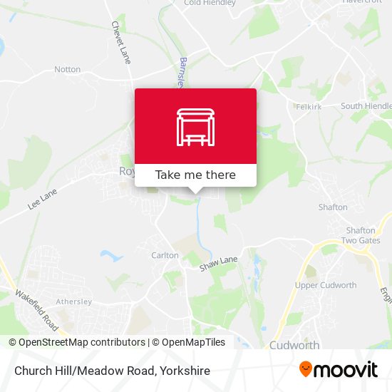 Church Hill/Meadow Road map