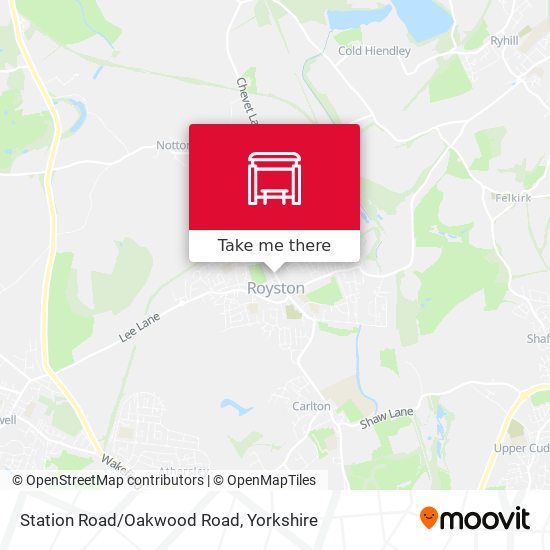 Station Road/Oakwood Road map