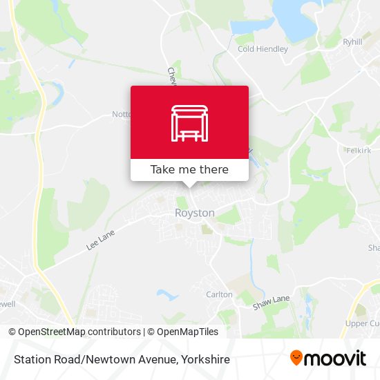 Station Road/Newtown Avenue map