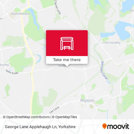 George Lane Applehaugh Ln map