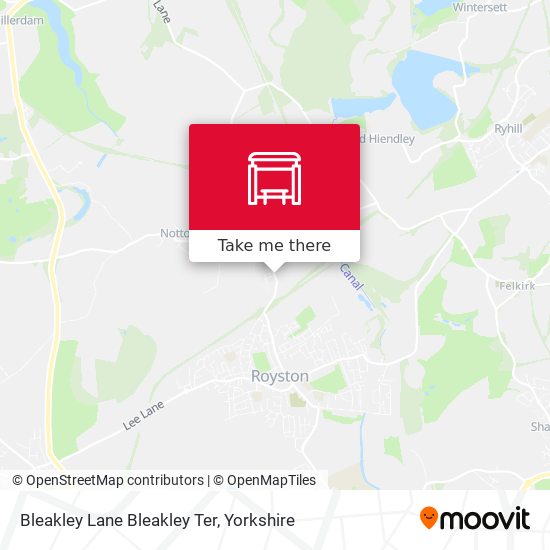Bleakley Lane Bleakley Ter map