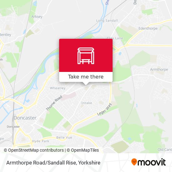 Armthorpe Road/Sandall Rise map