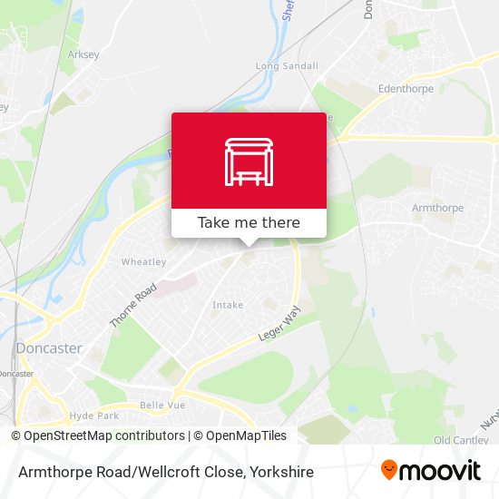 Armthorpe Road/Wellcroft Close map