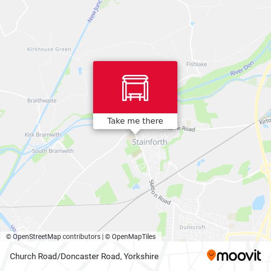 Church Road/Doncaster Road map