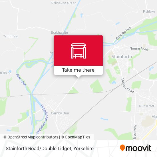 Stainforth Road/Double Lidget map