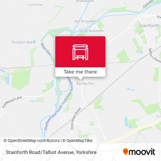 Stainforth Road/Talbot Avenue map