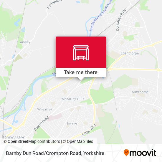 Barnby Dun Road/Crompton Road map