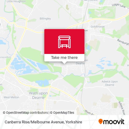 Canberra Rise/Melbourne Avenue map