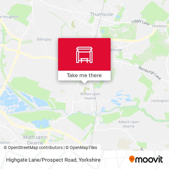 Highgate Lane/Prospect Road map
