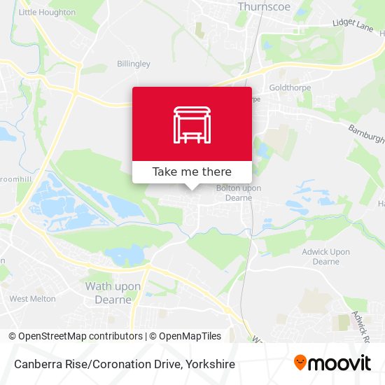 Canberra Rise/Coronation Drive map