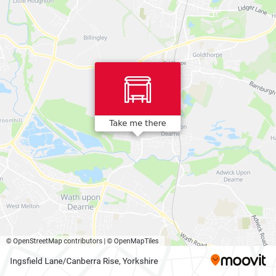 Ingsfield Lane/Canberra Rise map