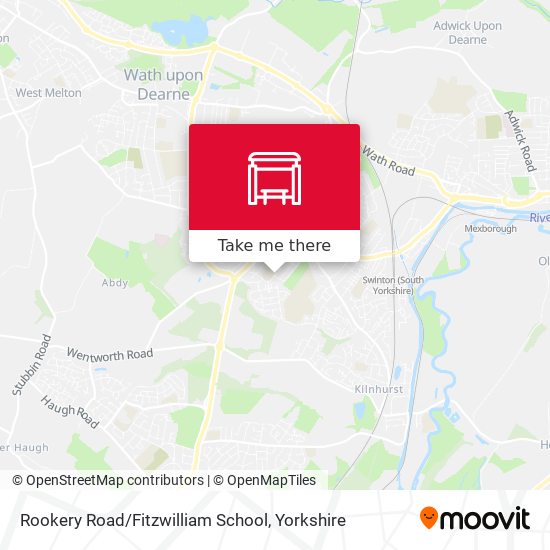 Rookery Road / Fitzwilliam School map