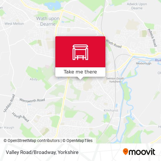 Valley Road/Broadway map