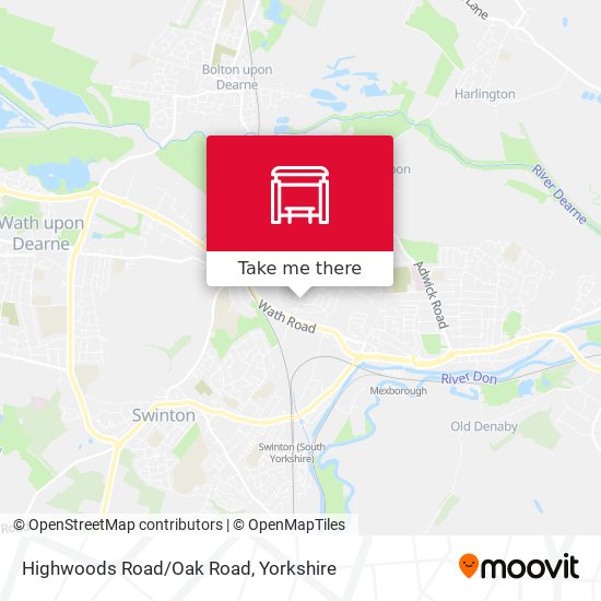 Highwoods Road/Oak Road map