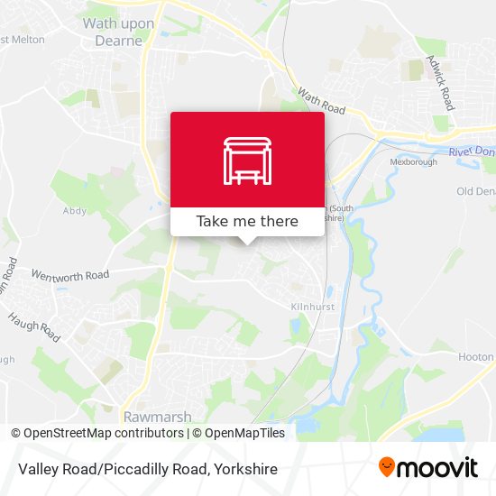 Valley Road/Piccadilly Road map