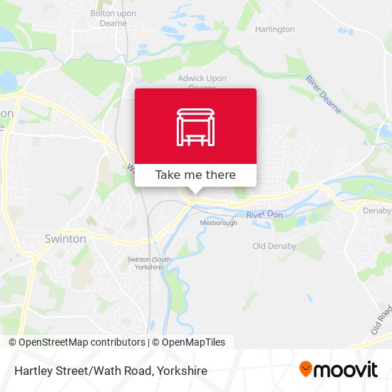 Hartley Street/Wath Road map