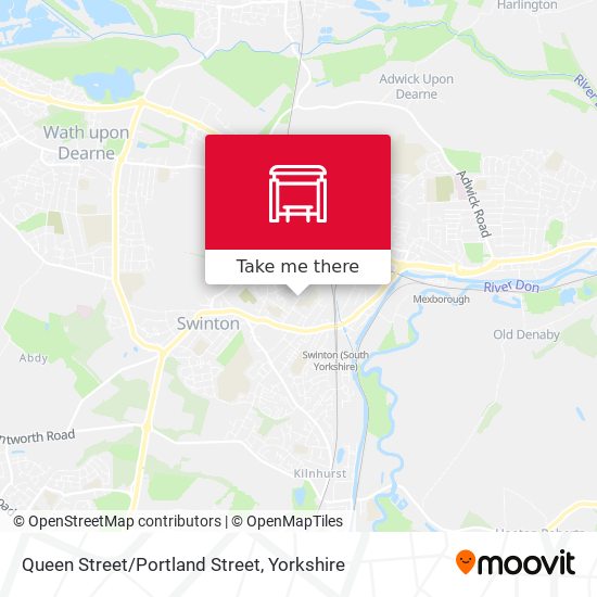 Queen Street/Portland Street map