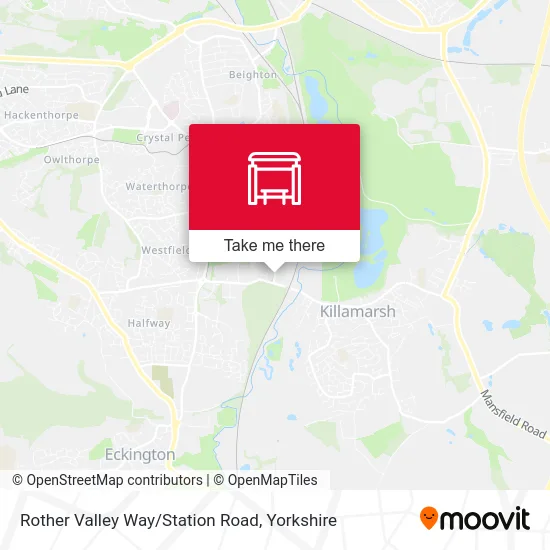 Rother Valley Way/Station Road map