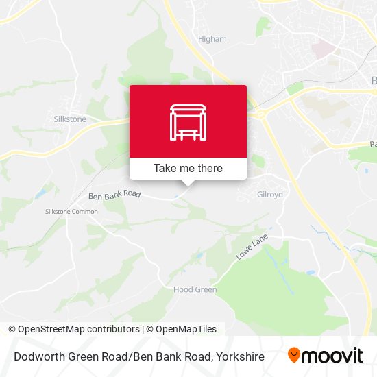 Dodworth Green Road / Ben Bank Road map