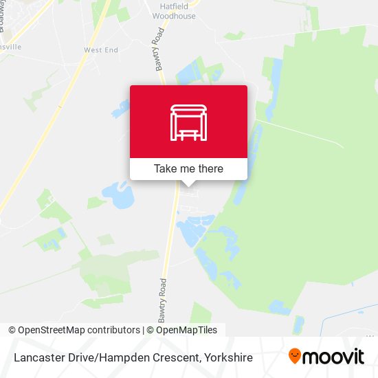Lancaster Drive / Hampden Crescent map