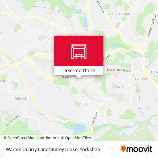 Warren Quarry Lane / Surrey Close map