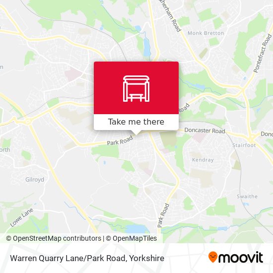 Warren Quarry Lane/Park Road map