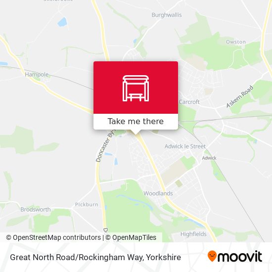 Great North Road / Rockingham Way map