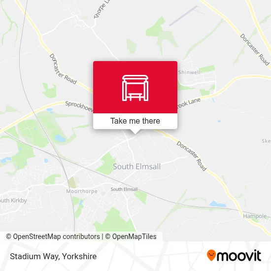 Stadium Way map