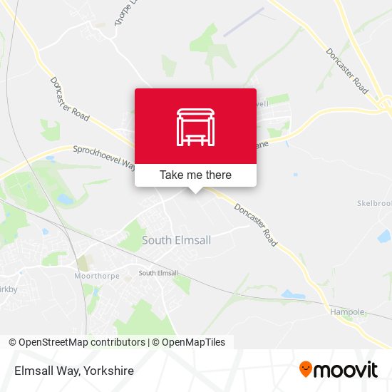 Elmsall Way map