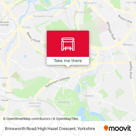 Brinsworth Road / High Hazel Crescent map