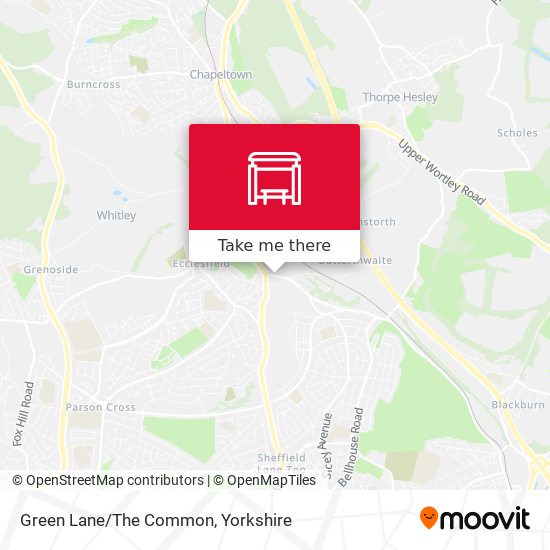 Green Lane/The Common map