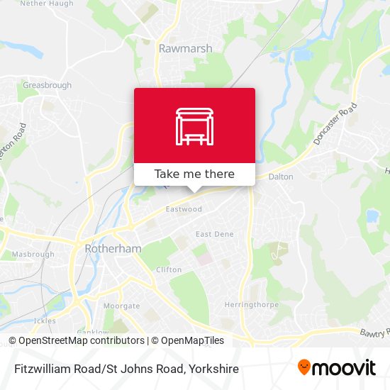 Fitzwilliam Road/St Johns Road map
