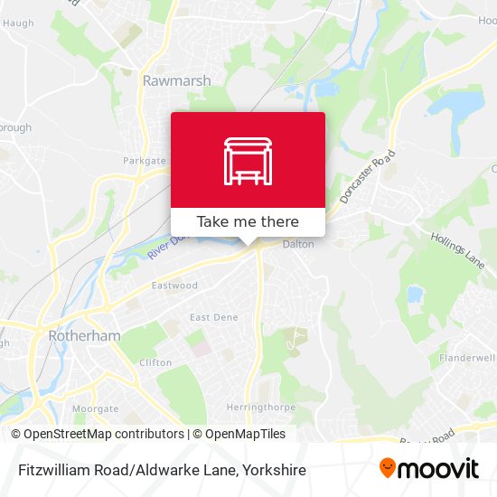 Fitzwilliam Road/Aldwarke Lane map
