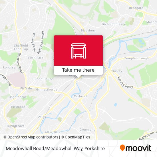 Meadowhall Road/Meadowhall Way map