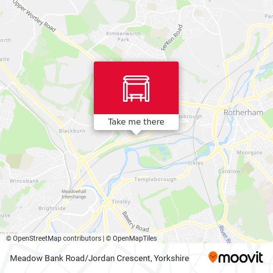 Meadow Bank Road / Jordan Crescent map