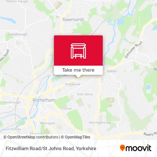 Fitzwilliam Road/St Johns Road map