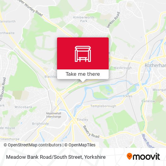 Meadow Bank Road/South Street map