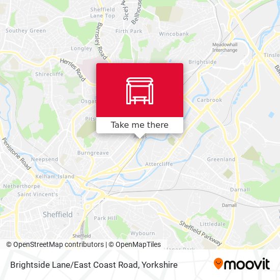 Brightside Lane / East Coast Road map
