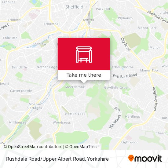 Rushdale Road / Upper Albert Road map