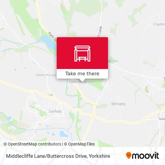 Middlecliffe Lane / Buttercross Drive map