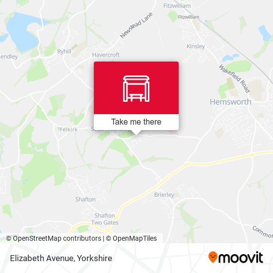 Elizabeth Avenue map