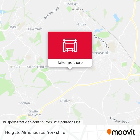 Holgate Almshouses map