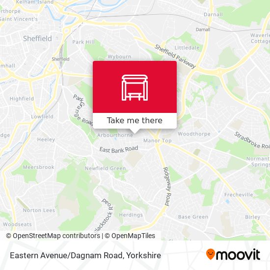 Eastern Avenue/Dagnam Road map
