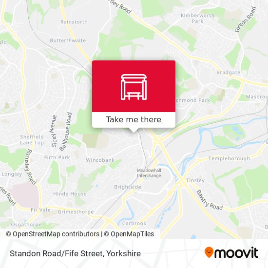 Standon Road/Fife Street map
