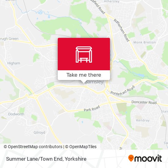 Summer Lane/Town End map